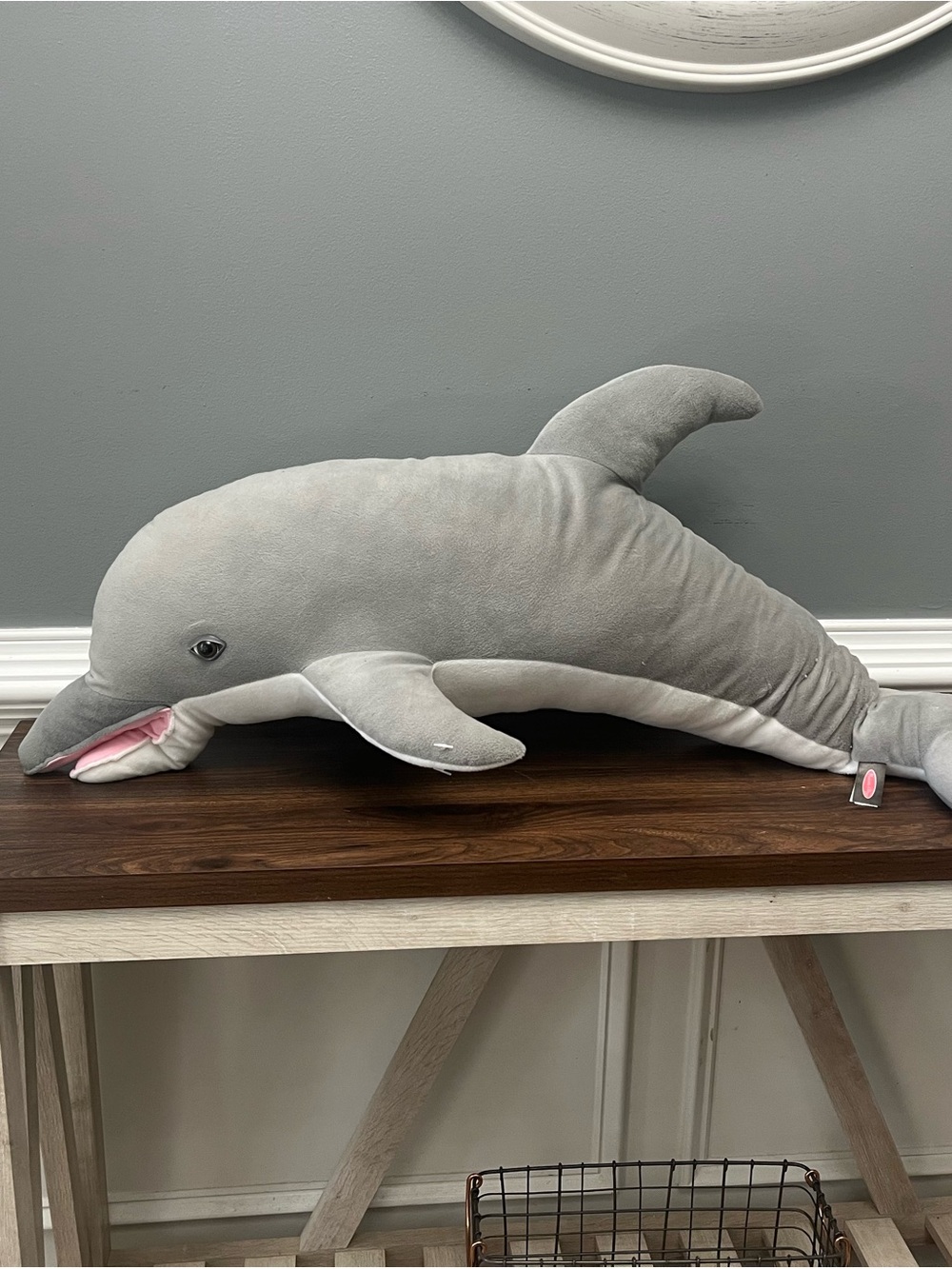 Gray Plush Dolphin